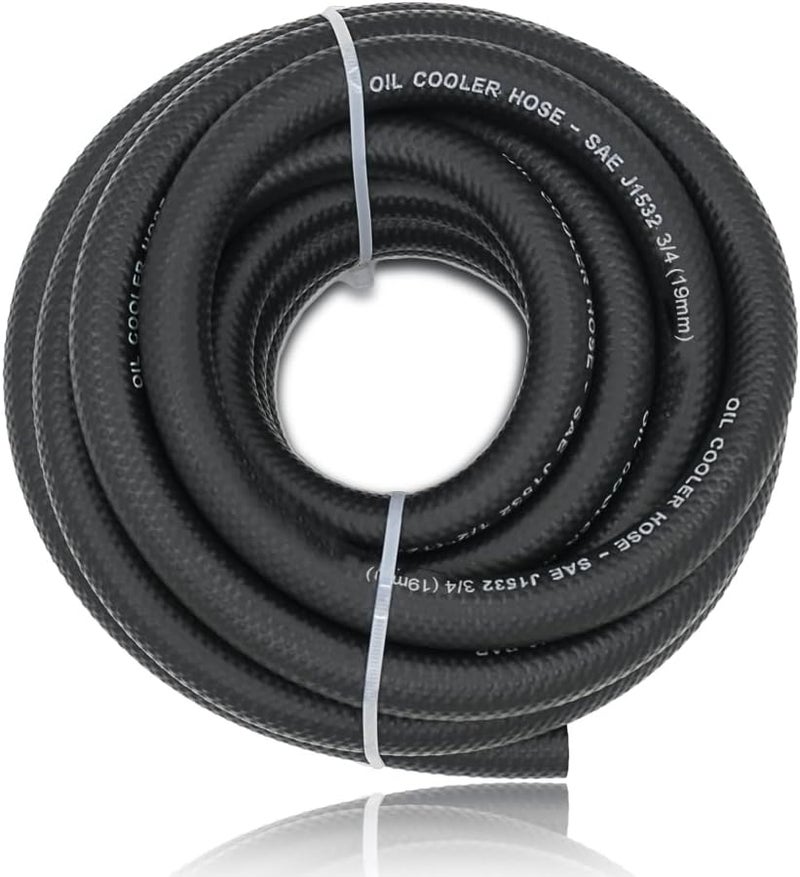 CHOIMOON 3/4 Transmission Oil Cooler Hose - 300 PSI Fuel Line Hose J1532 For Transmission Fluid, Oil, Coolant, Diesel, Hydraulic Fluid, Lubricant, Gas - Image 1